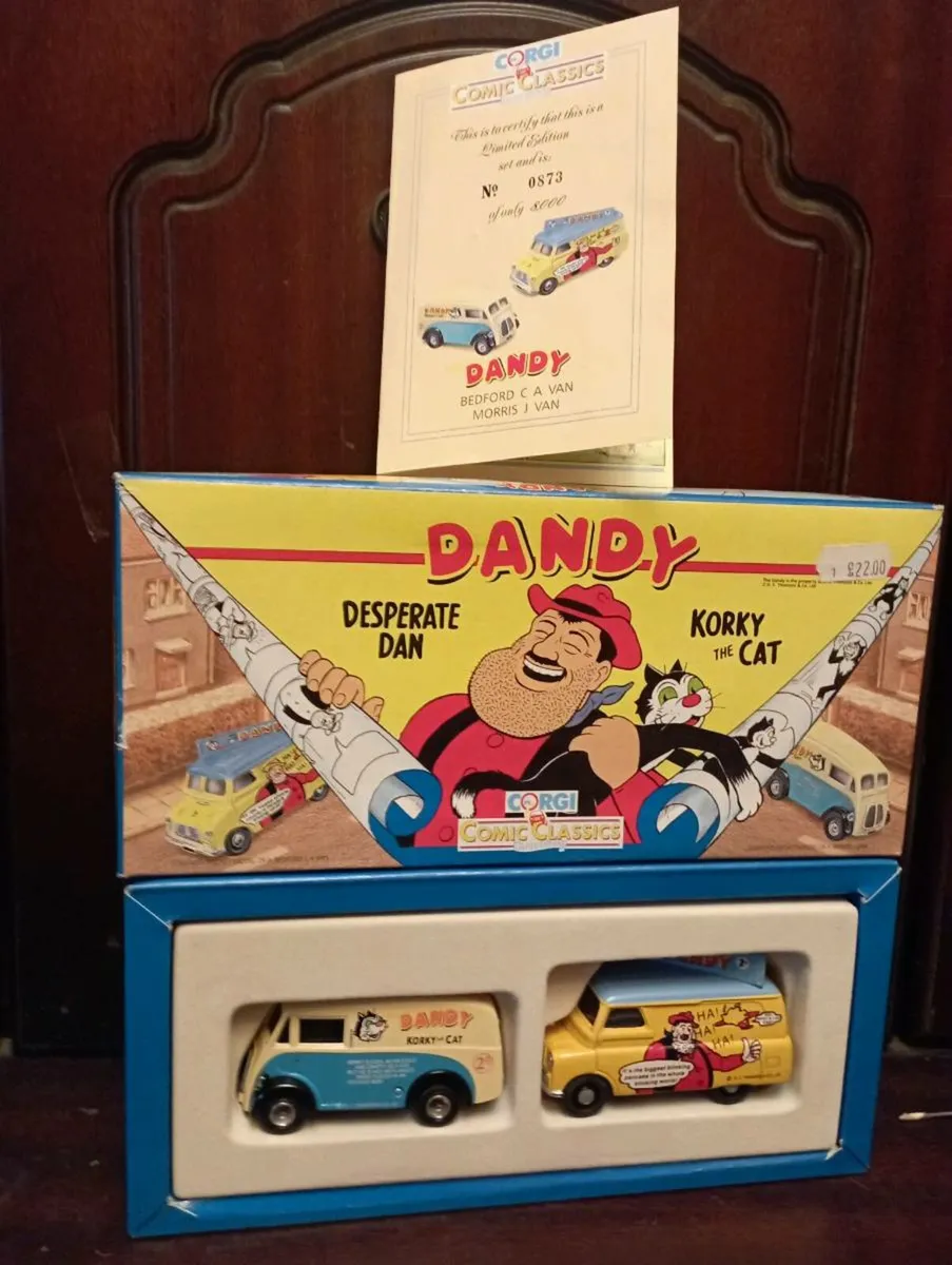 DESPERATE DAN & KORKY THE CAT DIE-CAST MODLES - Image 2