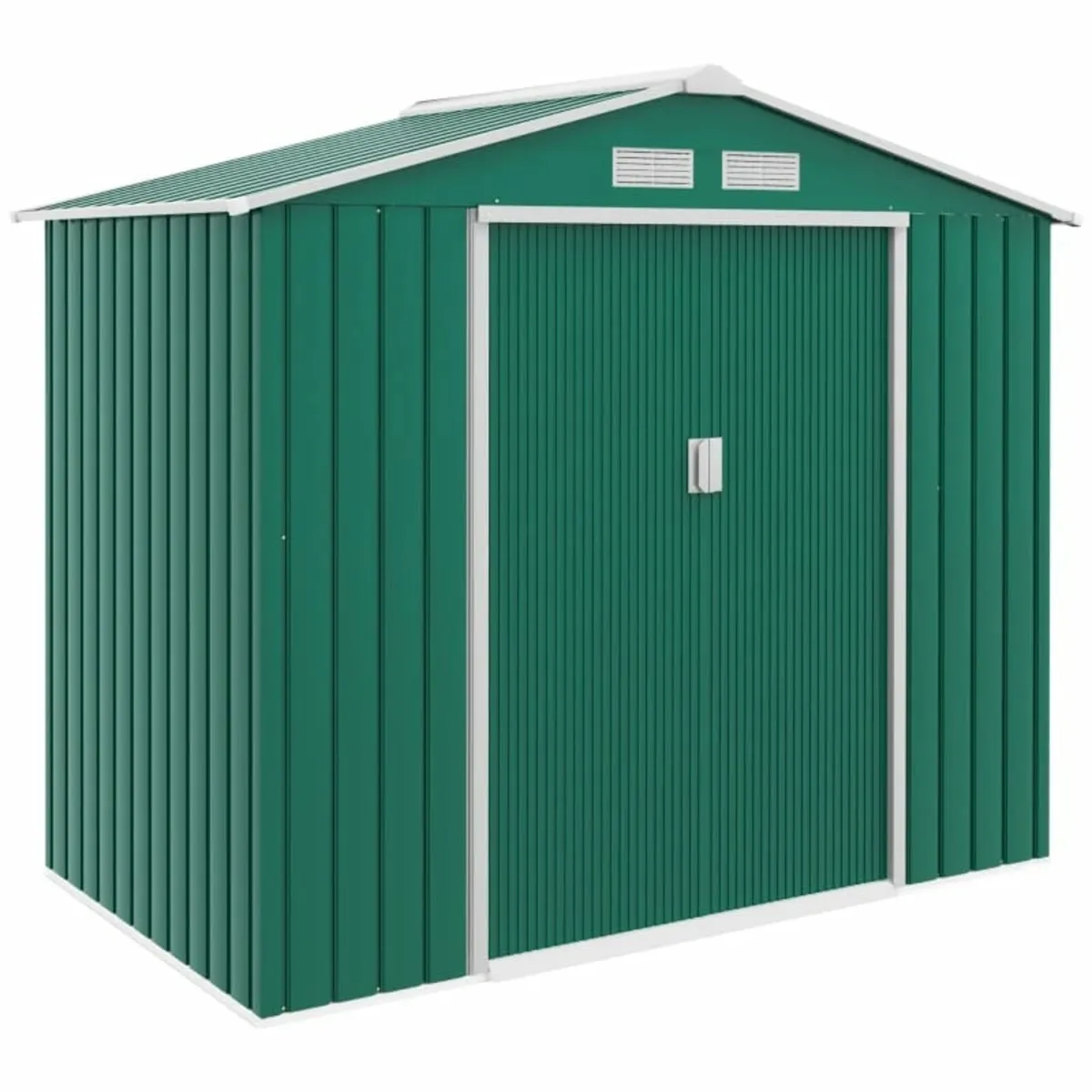 7ft x 4ft Lockable Garden Shed Large Patio Roofed - Image 1