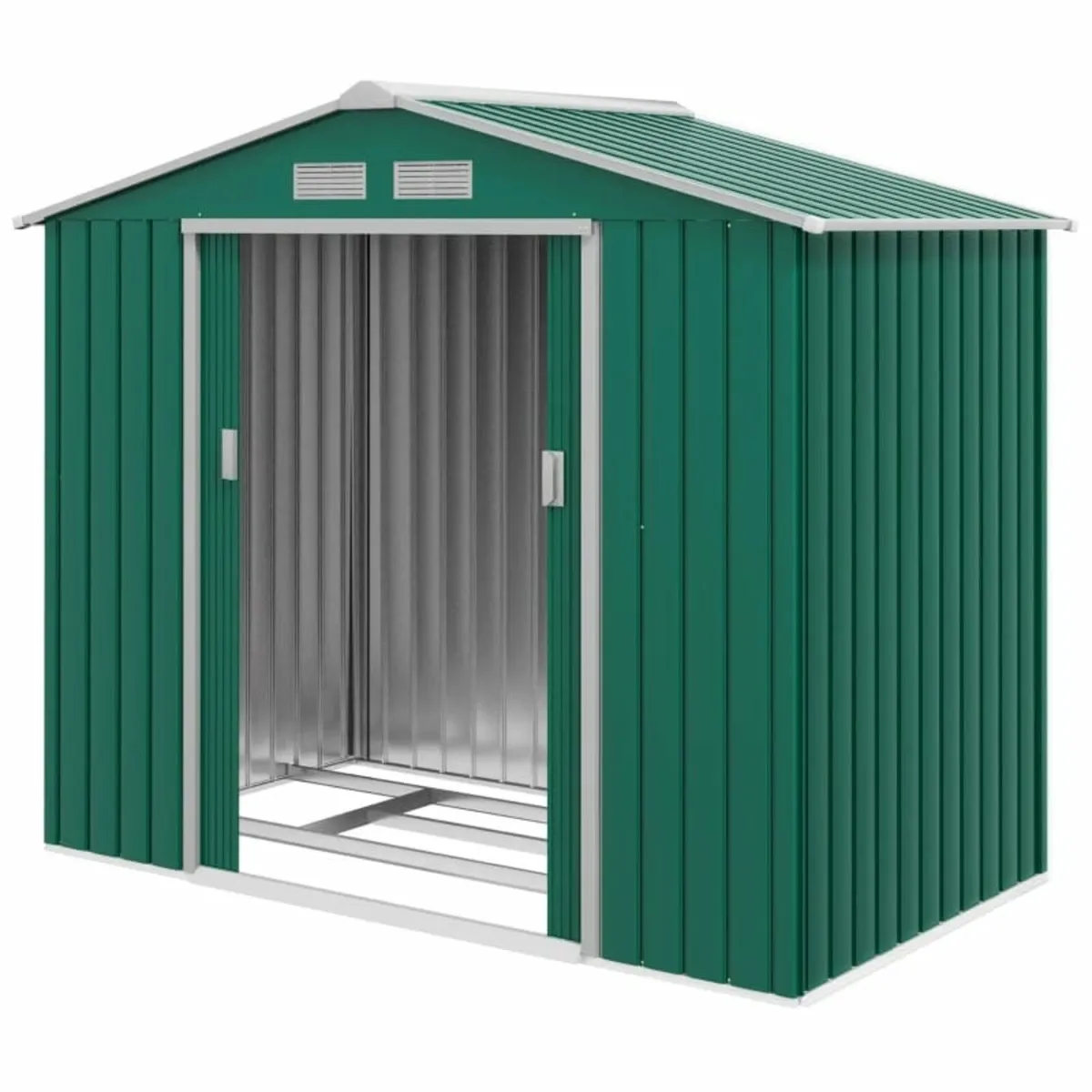 7ft x 4ft Lockable Garden Shed Large Patio Roofed - Image 2