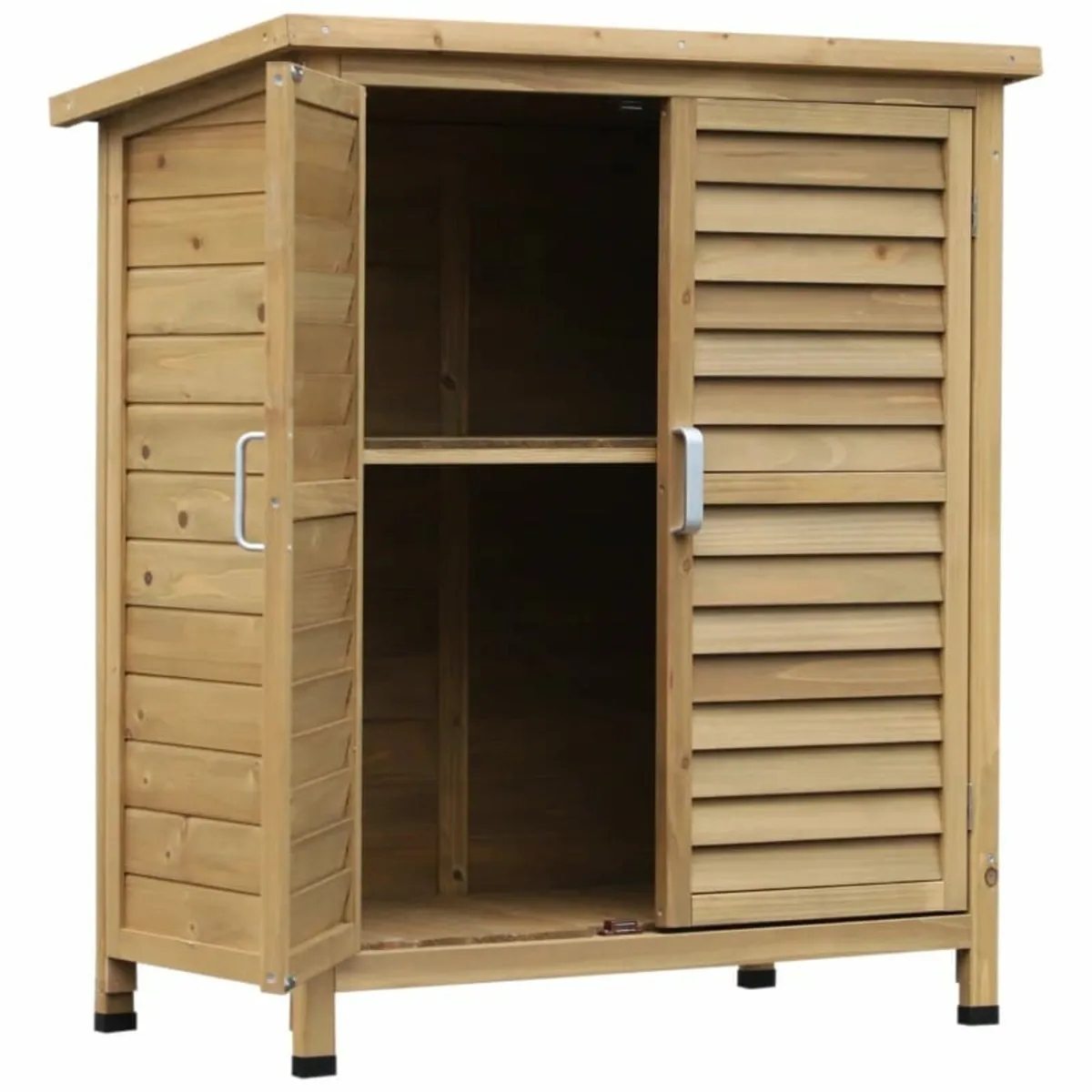 Garden Shed Wooden Garden Storage Shed 2 Door Unit - Image 2