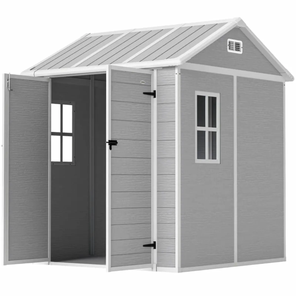 6 x 6ft Garden Shed with Floor, Window, Lockable D - Image 2
