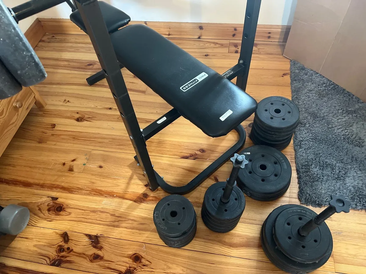 Weights and bench - Image 2