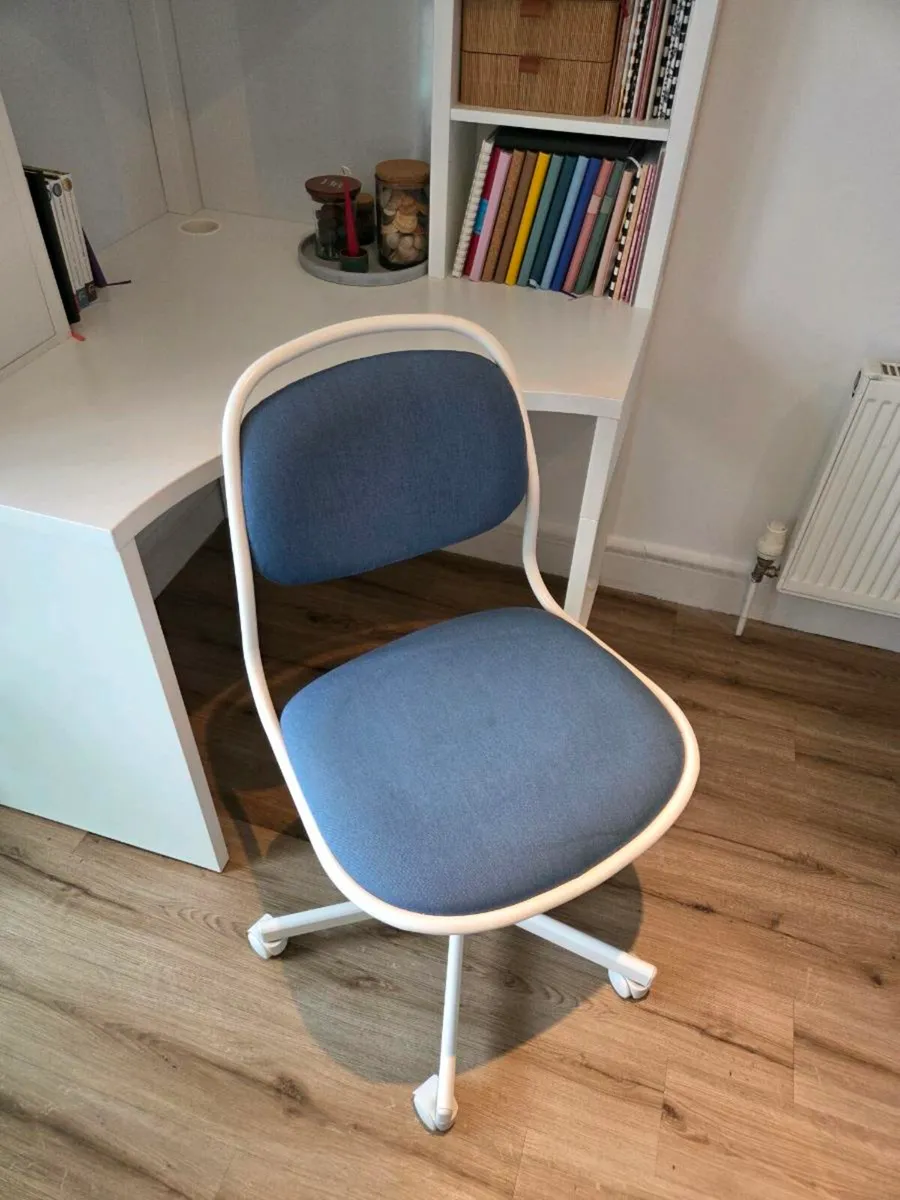 Ikea Micke Corner Desk and Chair - Image 2