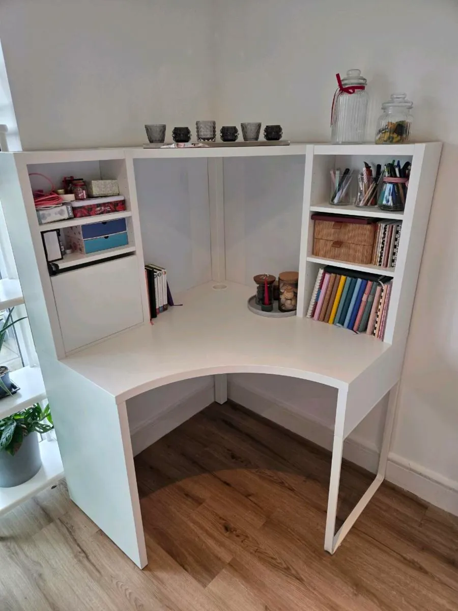 Ikea Micke Corner Desk and Chair - Image 3