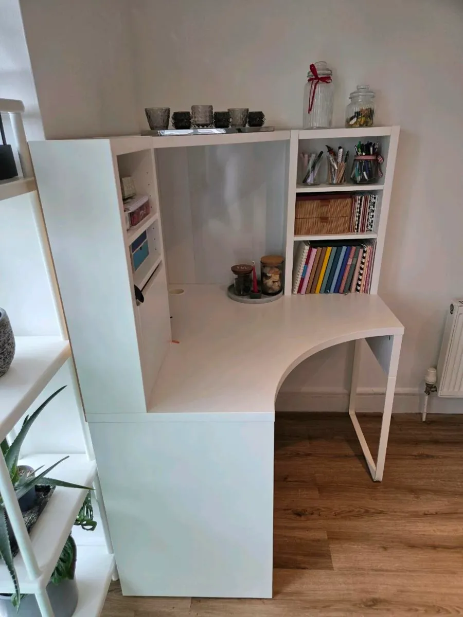 Ikea Micke Corner Desk and Chair - Image 4