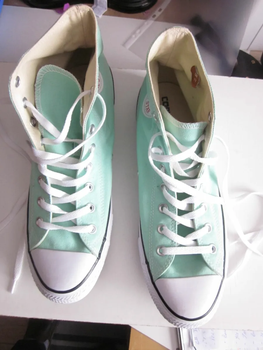 Converse Green Chuck Taylor All Star High Trainers - Image 1