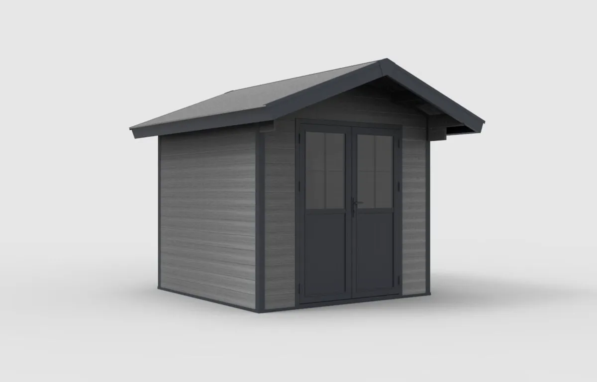Wood Composite Garden Shed - Image 1