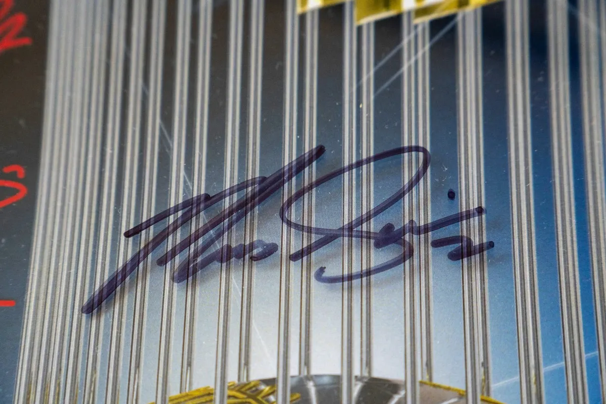 2023 World Series Print - Signed by Max Scherzer - Image 3