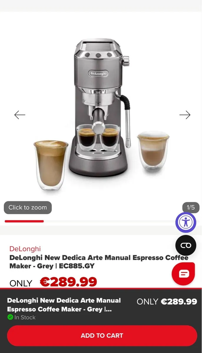 De’Longhi Coffee Machine - Image 1