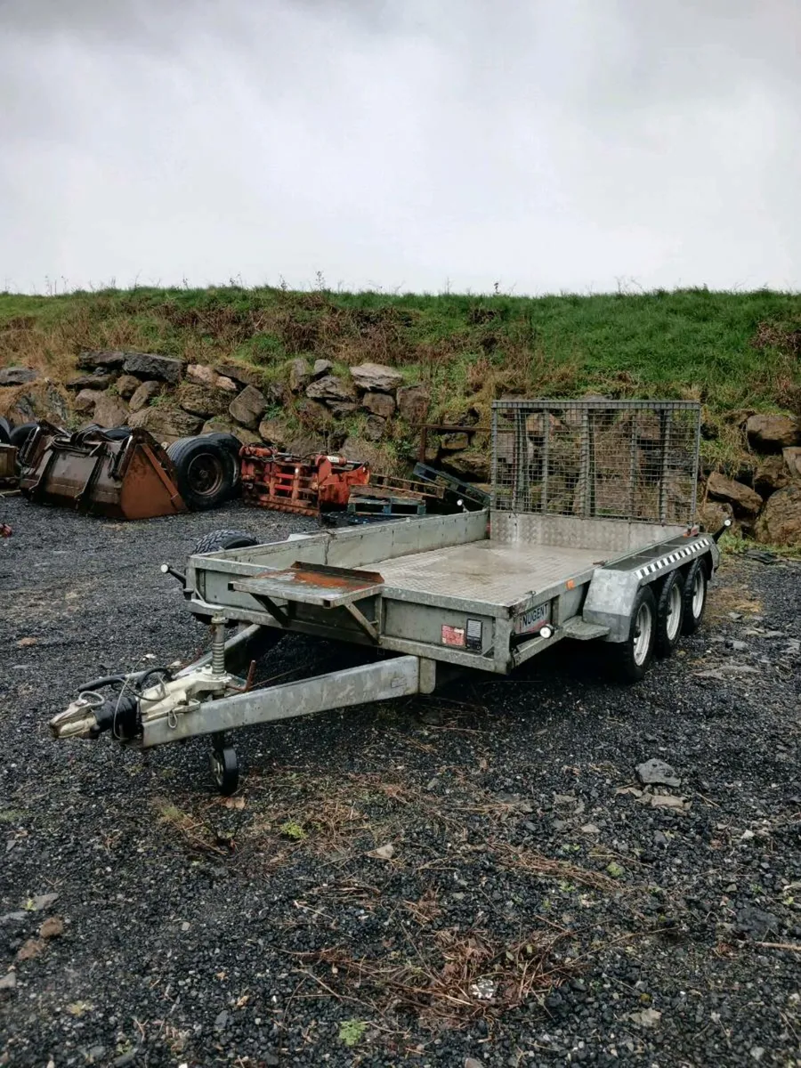 Neugent plant trailer, 12ft2 x 6ft4 - Image 1