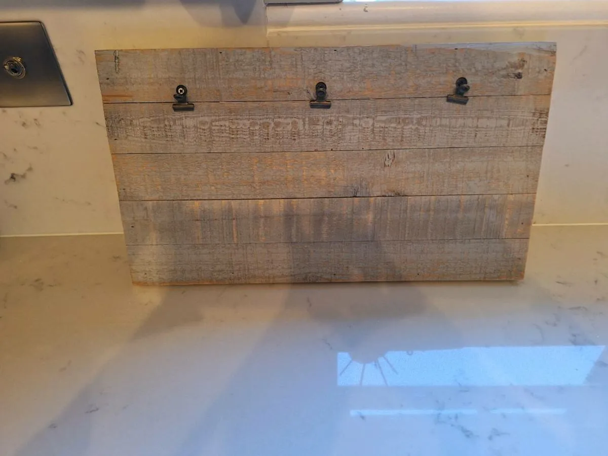 Wooden noticeboard - Image 1