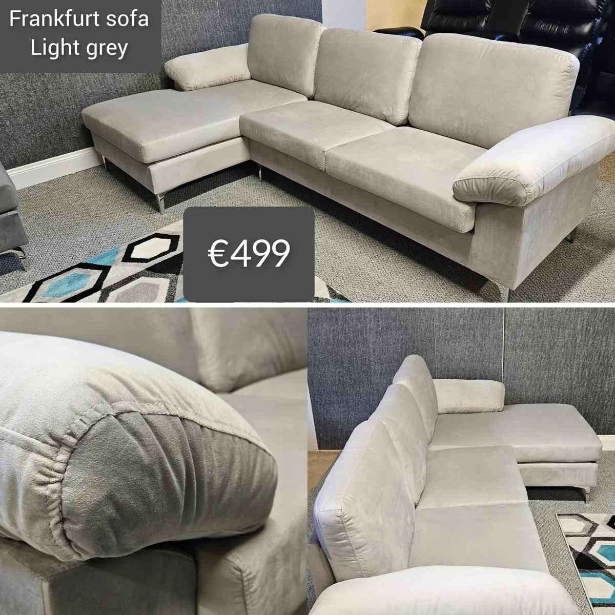 Frankfurt Lounge Corner Sofa - Left or Right Hand, - Image 4