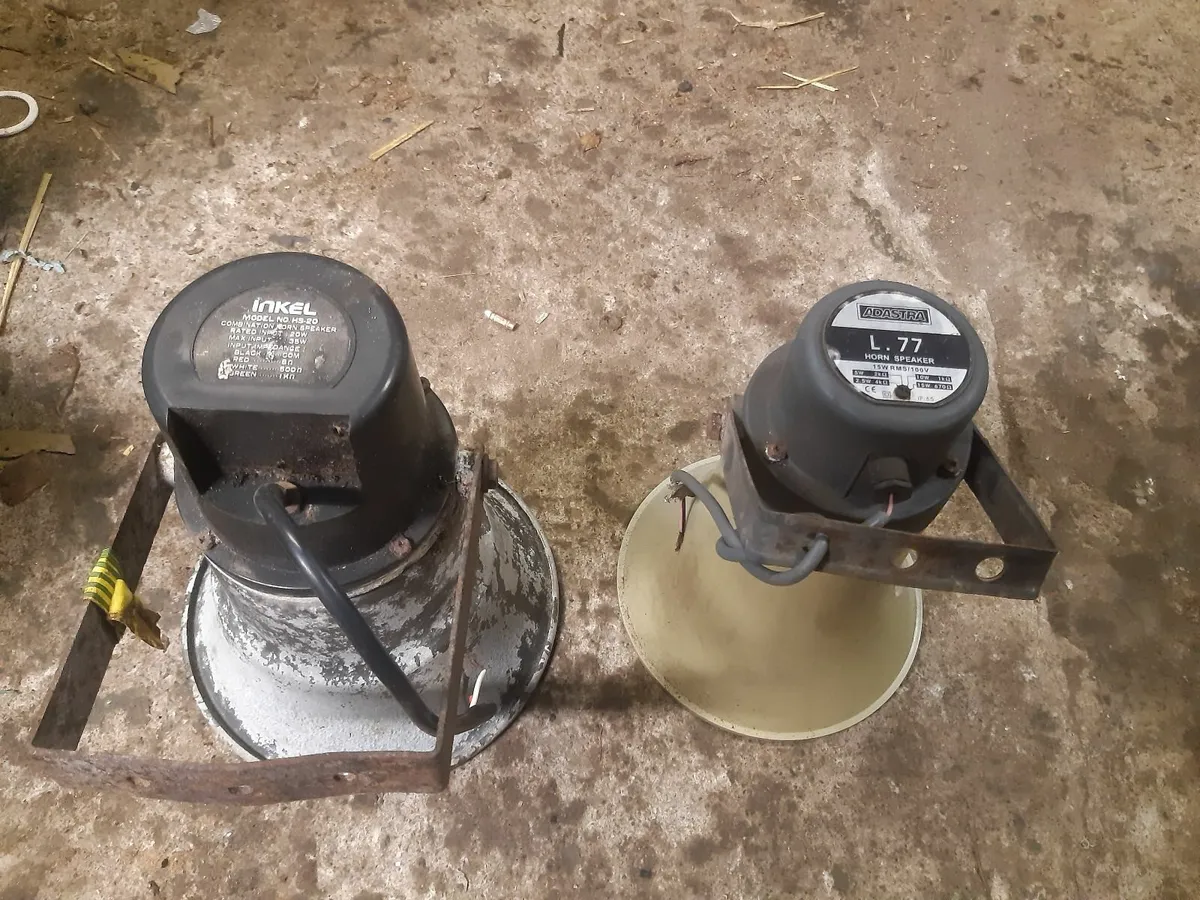 HORN SPEAKERS - Image 1