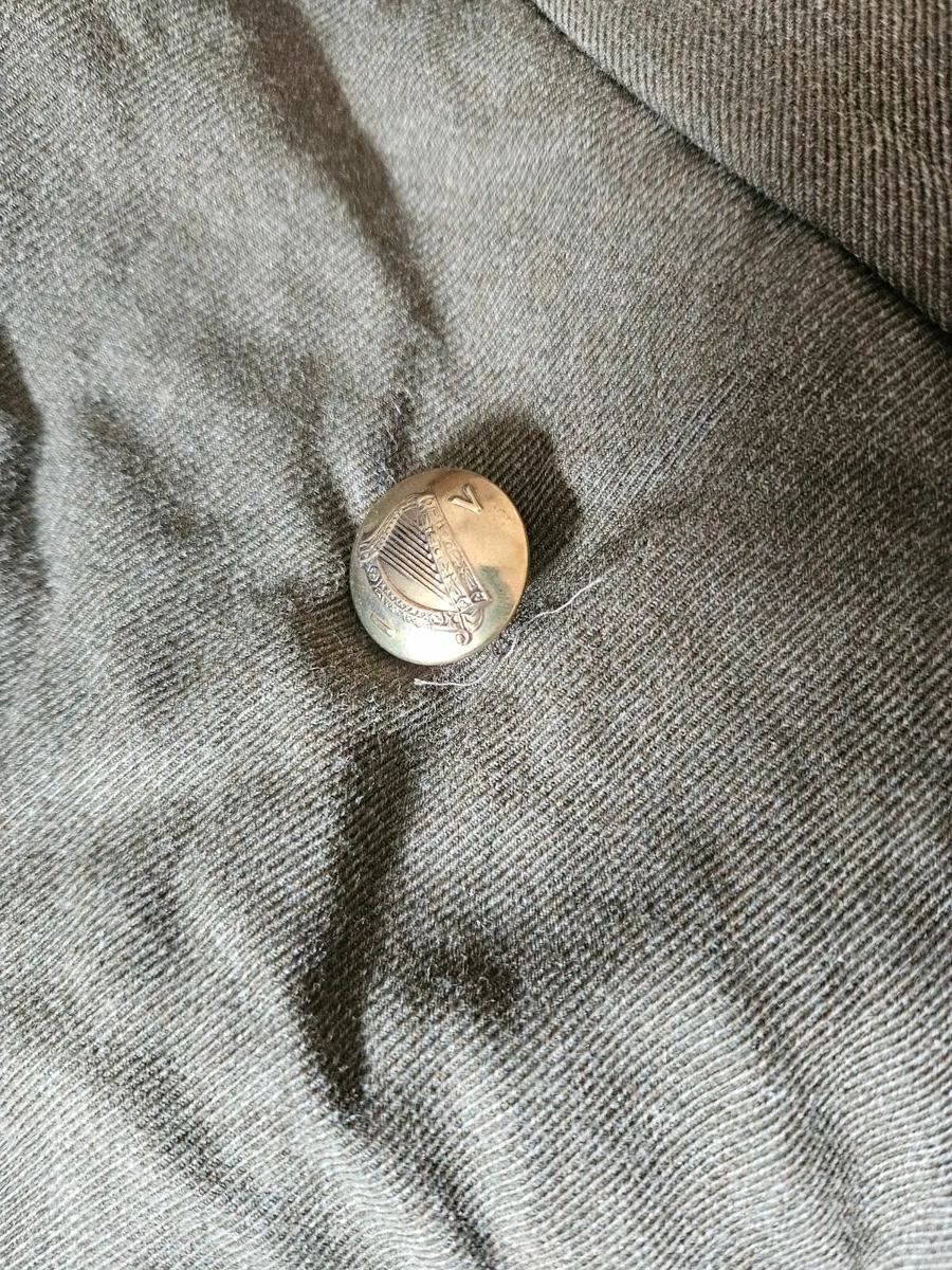 Vintage Irish Army Defence Forces Overcoat - Image 3