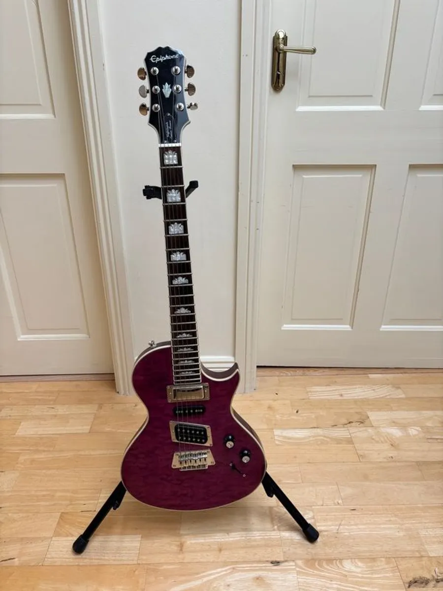 Epiphone Custom Reissue Nighthawk + Hard Case - Image 3