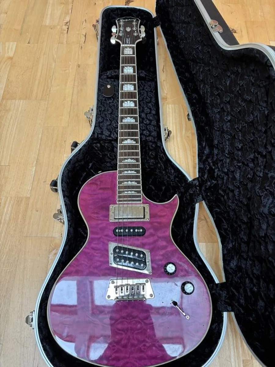 Epiphone Custom Reissue Nighthawk + Hard Case - Image 2