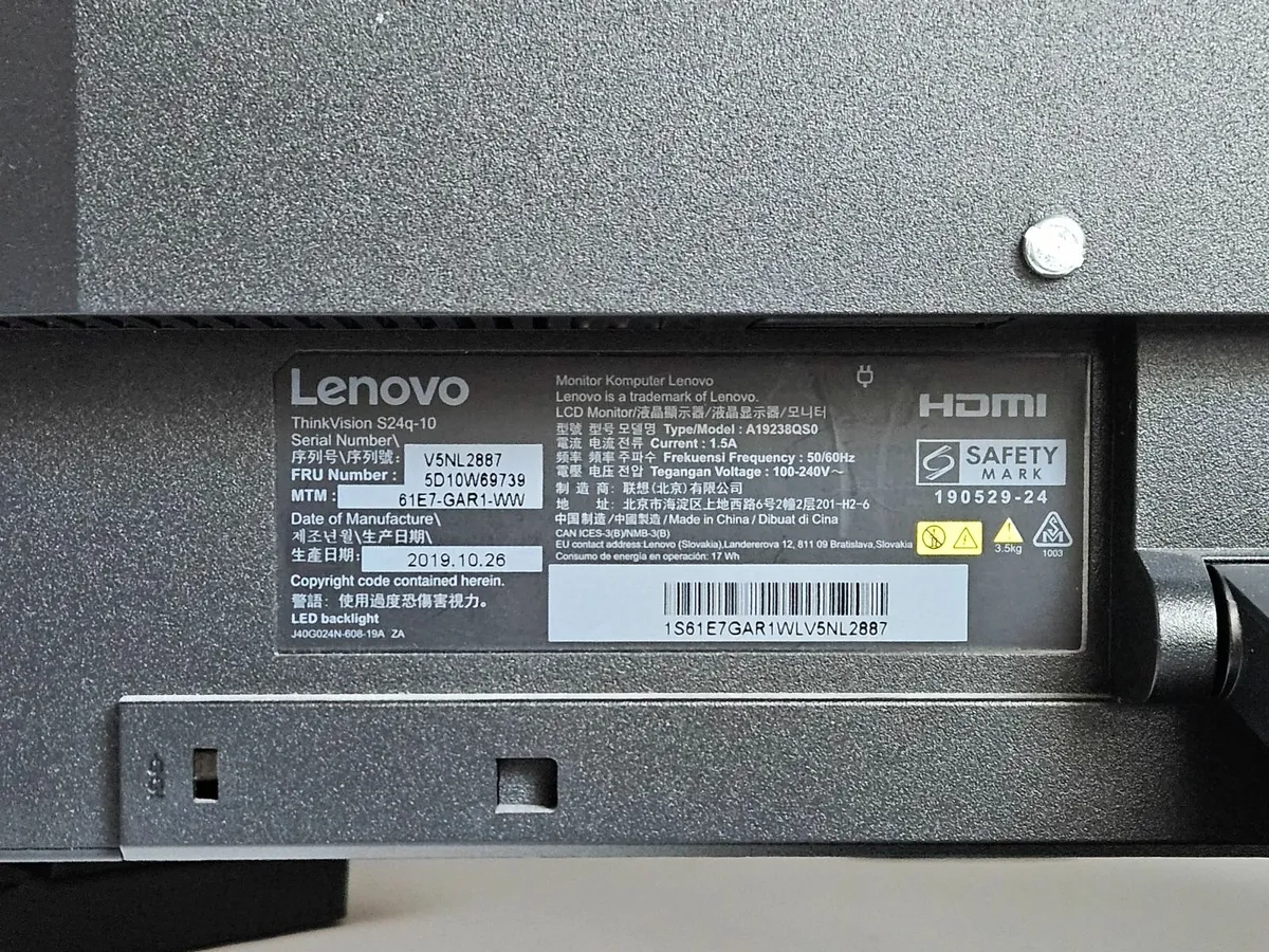 Lenovo Monitor for pc/laptop - Image 3