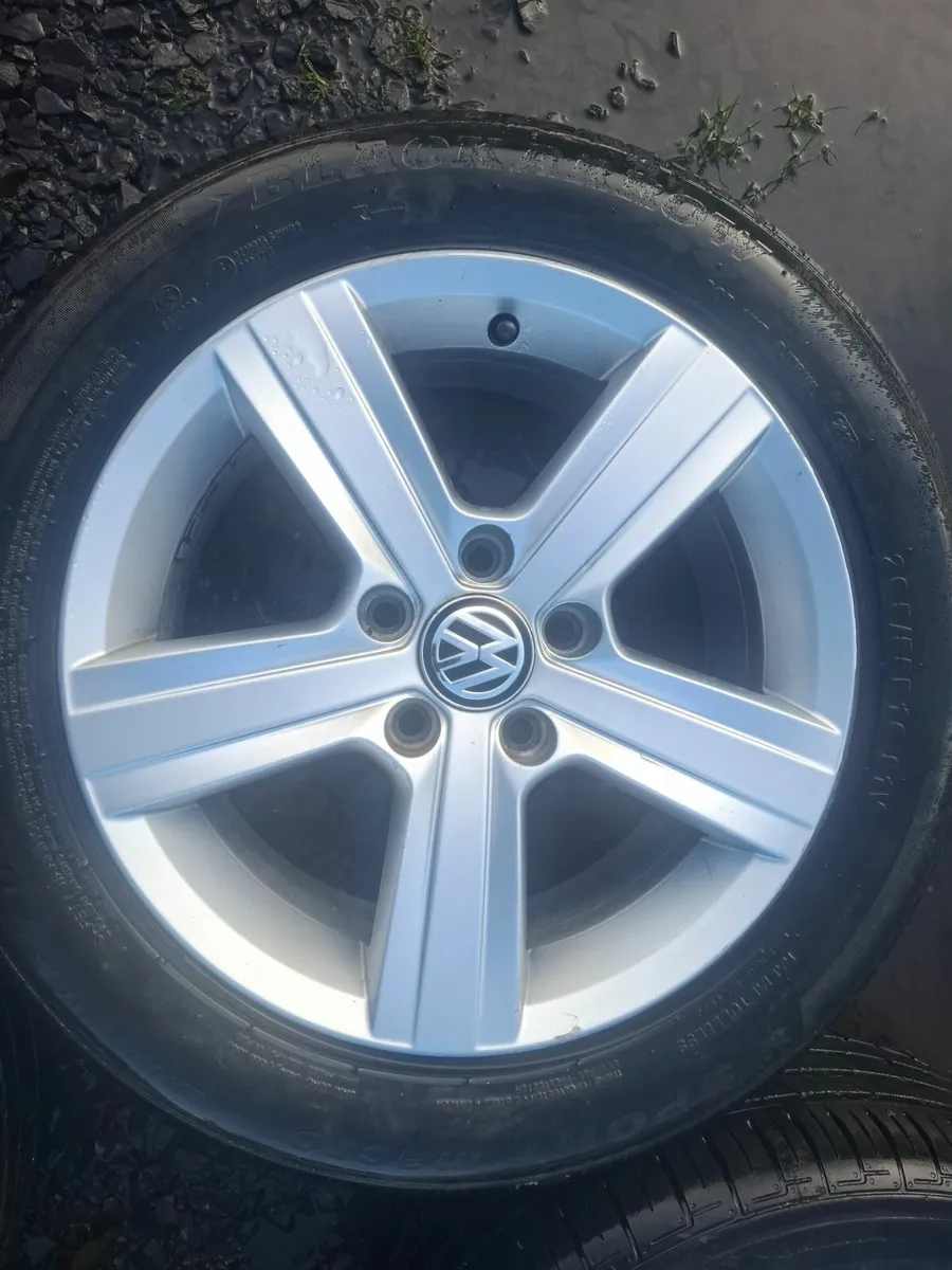 16" Genuine Vw Dover Alloys with tyres - Image 4