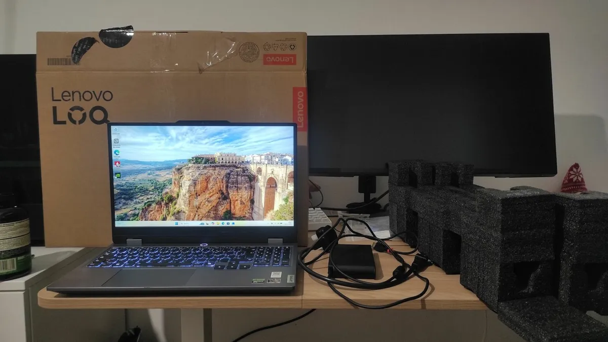 Lenovo LOQ, Ryzen 7, RTX 4060, Gaming Laptop - Image 1