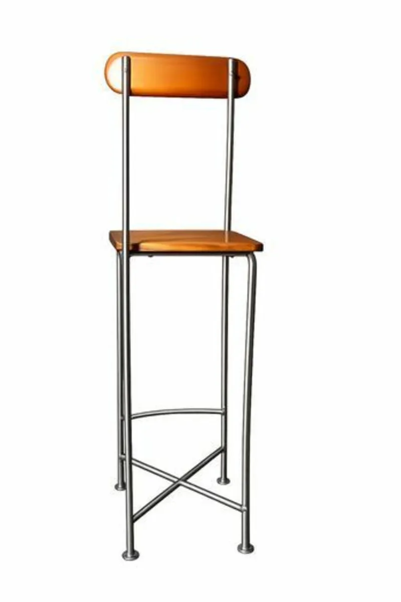 4x Vintage Kitchen Counter Stools - Image 4