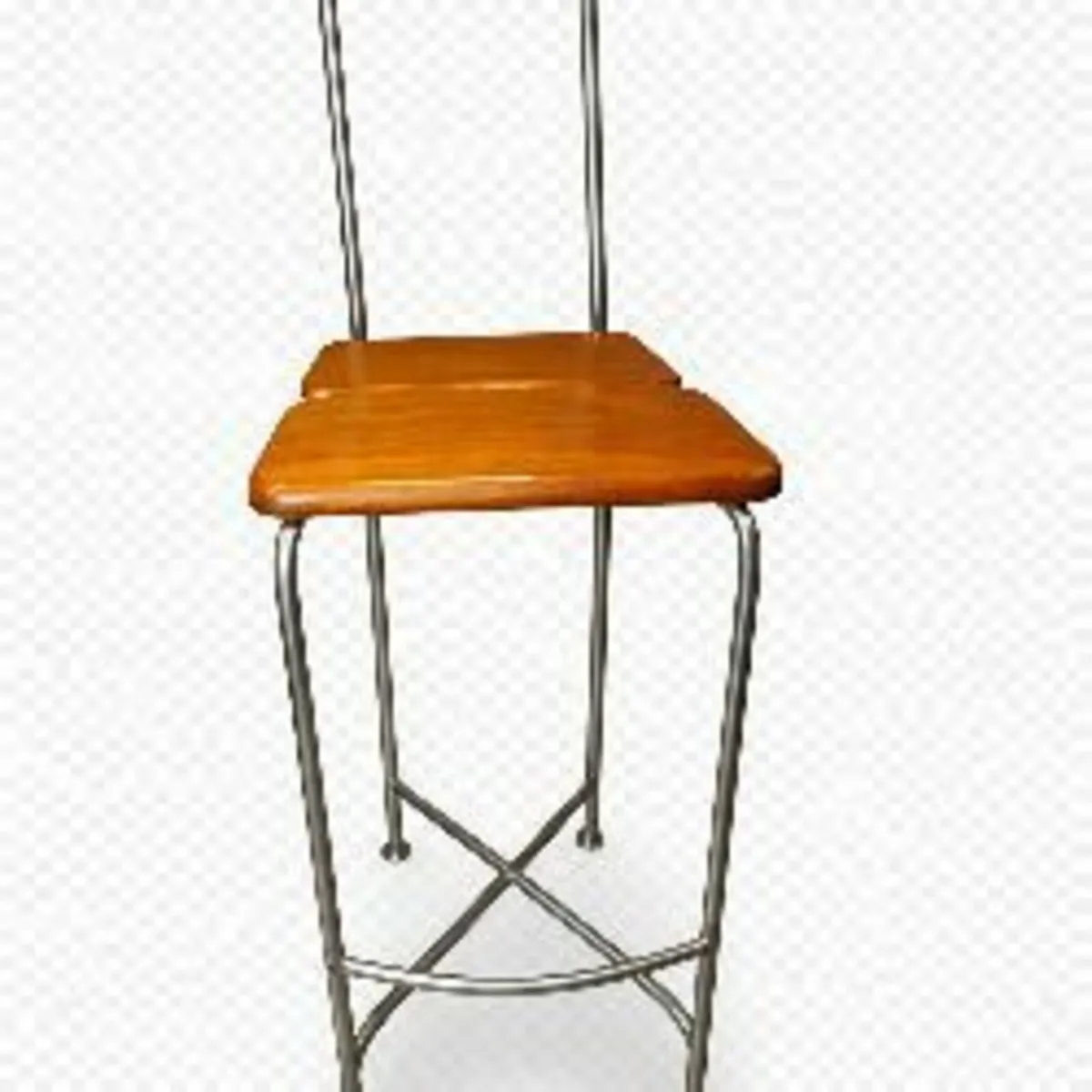 4x Vintage Kitchen Counter Stools - Image 3