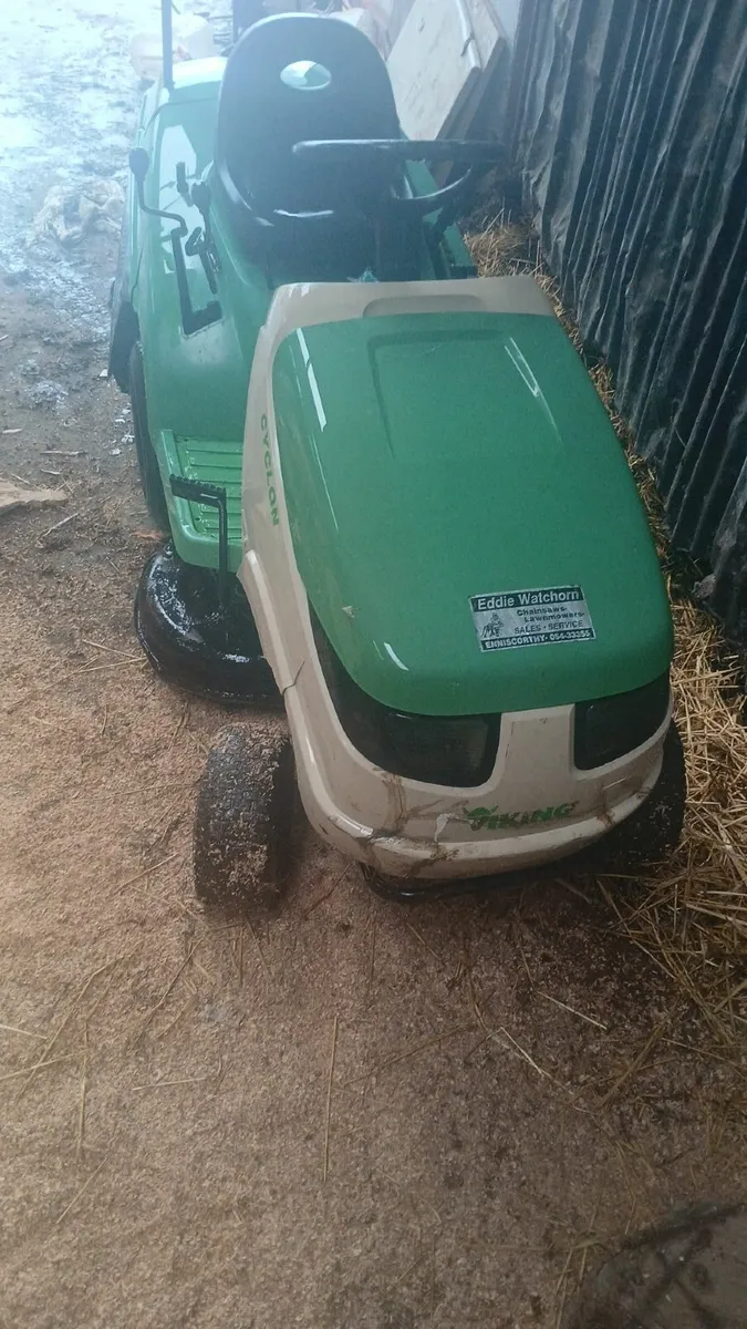 Viking ride on and Harry self drive mowers - Image 1