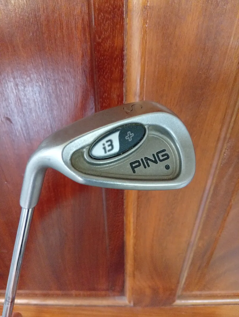 Ping i3 + Left Handed Sand Wedge As New - Image 1