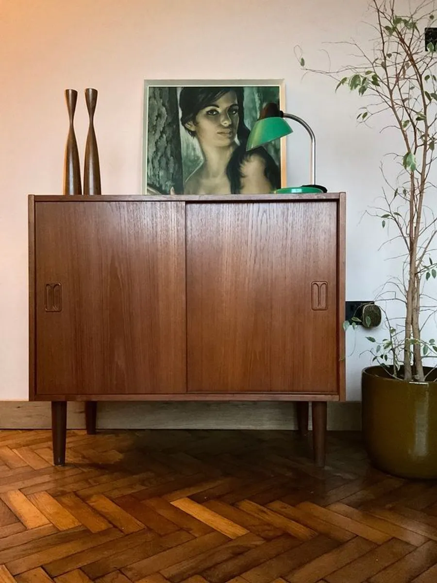 Mid century teak cabinet Swedish Danish - Image 1