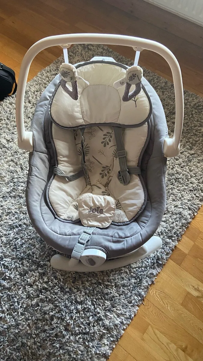 Joie Emeri 2-in-1 Baby Swing and Rocker Fern - Image 1