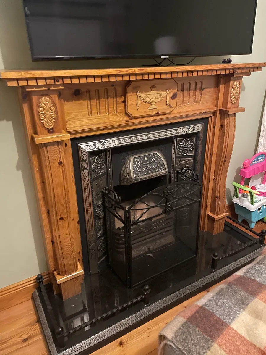 Fireplace surround and insert - Image 1