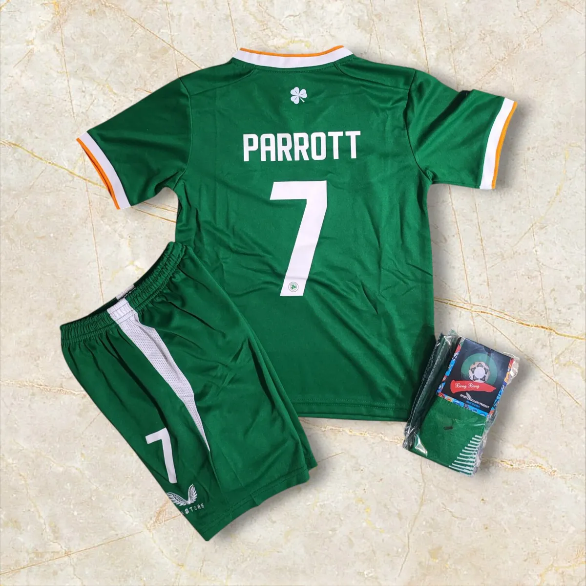 IRELAND 2026(PARROTT 7) KIDS KIT ,7/8,10/11,12,/13 - Image 2