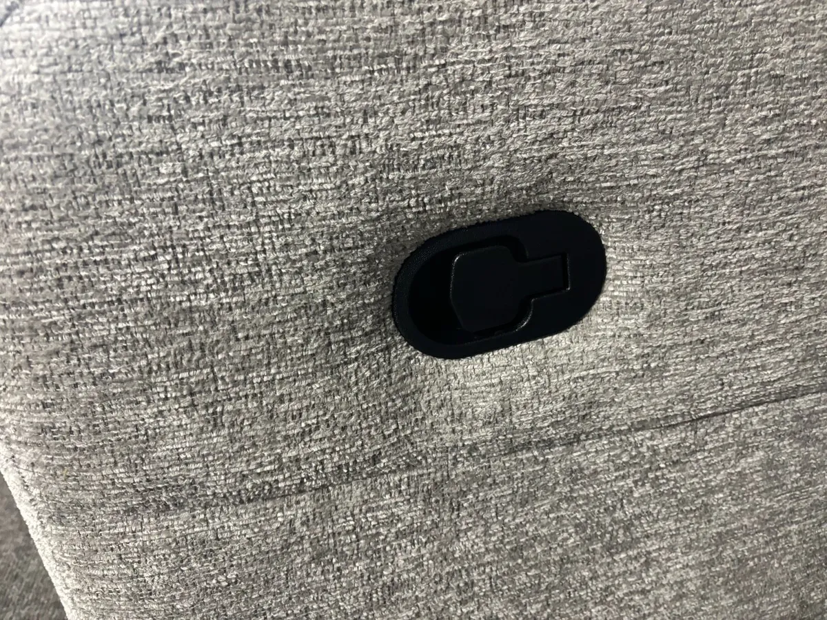 New Grey Fabric Paris Recliner Sofa - Image 4