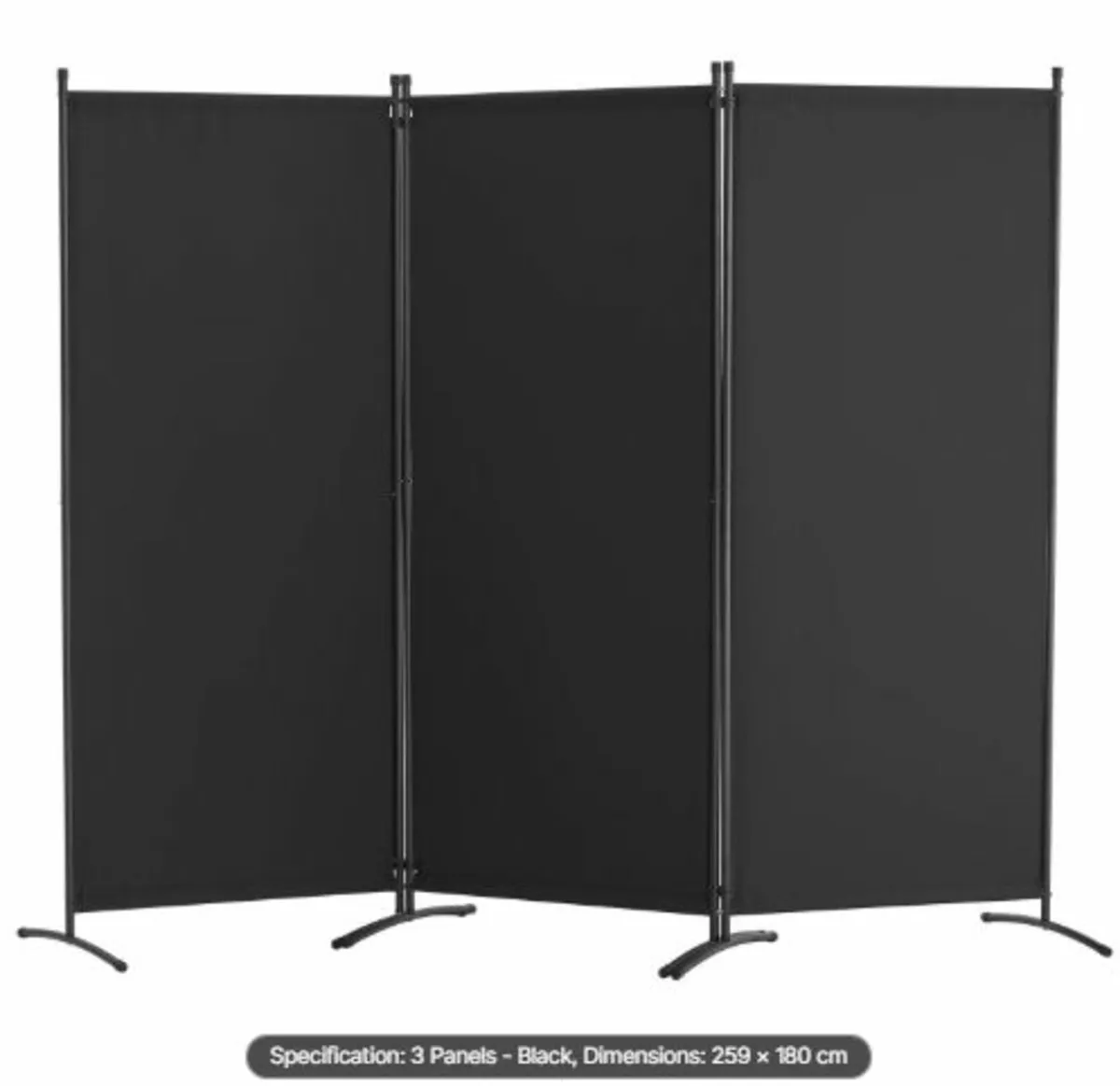 Room Divider, 3 Panel Room Dividers and Folding - Image 1
