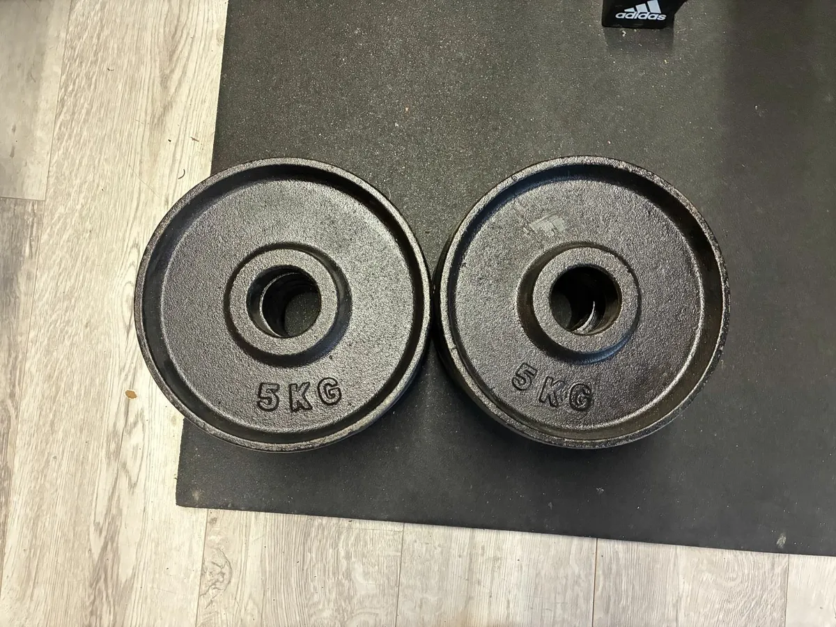 Full Home Gym Rig – Bench, Olympic Bar & Weights - Image 4