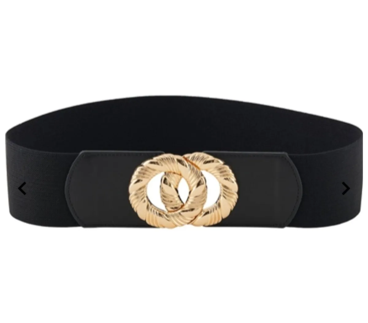 Black Elastic Waist Belt