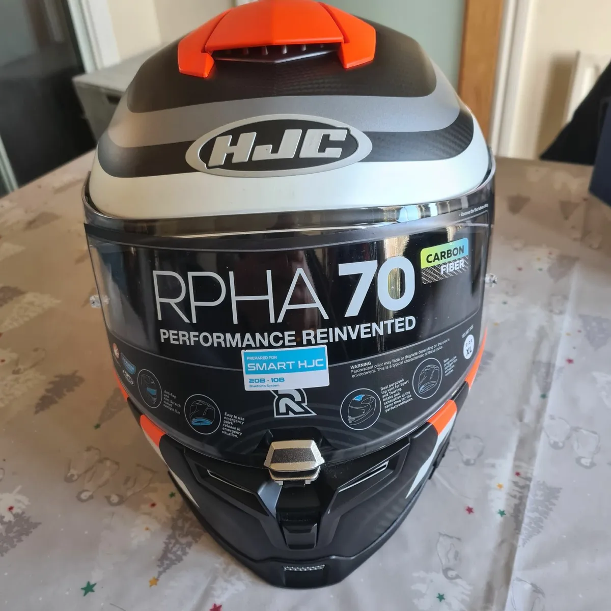 Hjc rpha 70 full carbon.  size xl - Image 2