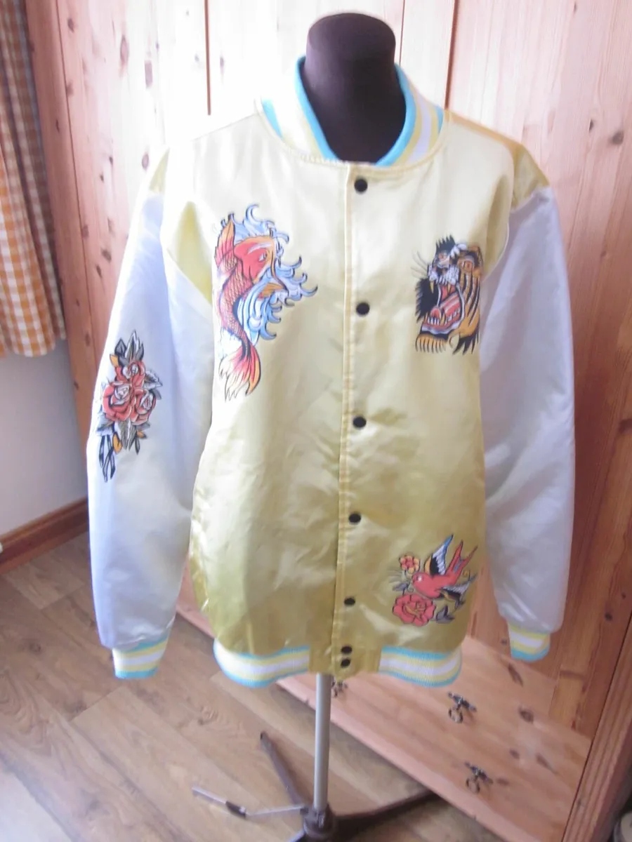 Reason Brand Fearless Mens Colourful Bomber Jacket - Image 1