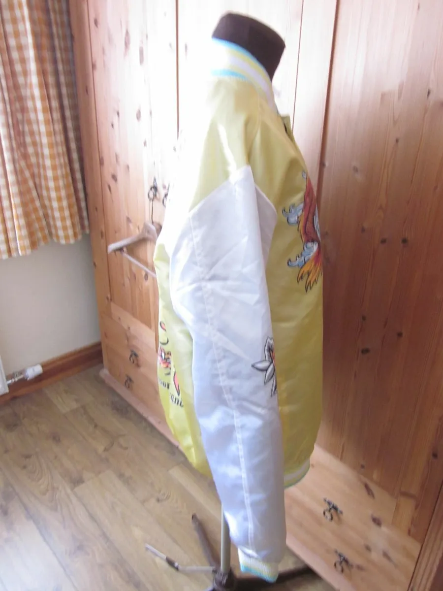 Reason Brand Fearless Mens Colourful Bomber Jacket - Image 4