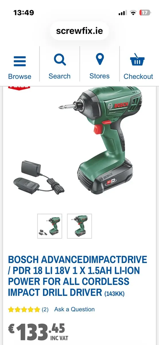 Bosch Advanced Impact Driver. Brand New!! €65 - Image 1
