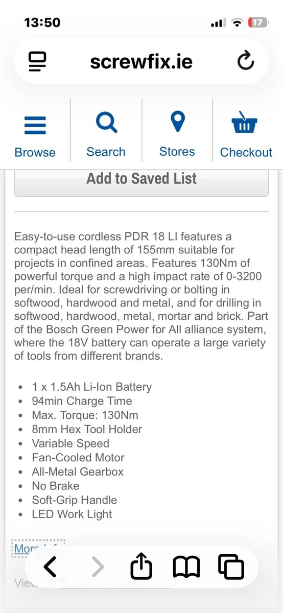 Bosch Advanced Impact Driver. Brand New!! €65 - Image 3