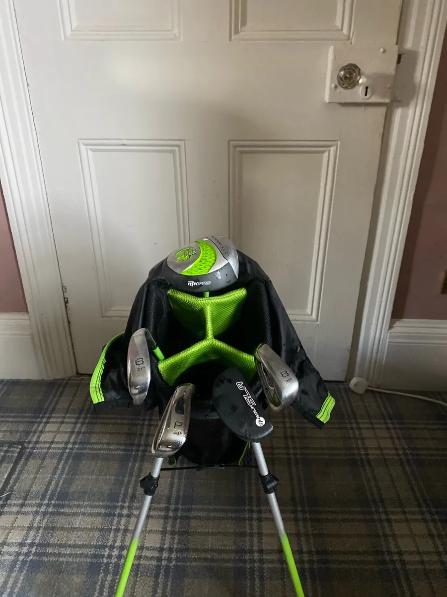 Left handed MK Pro Kids golf set - Image 2