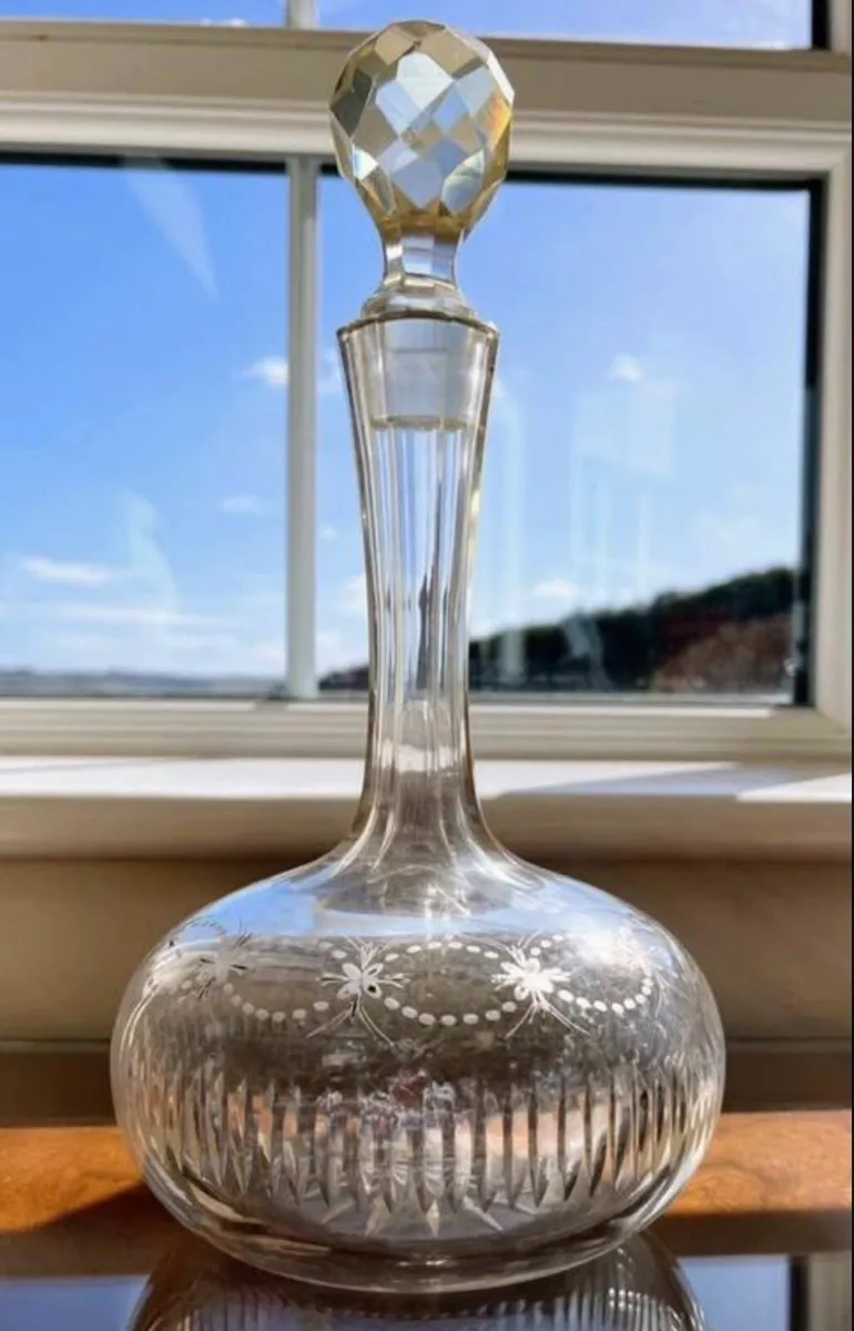 Vintage Crystal Decanters - Image 2