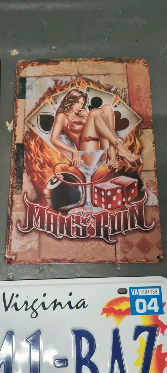 Tin signs motoring memorabilia - Image 4