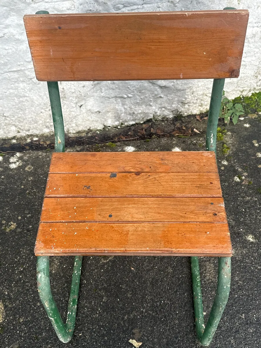Vintage School Chair - Image 2