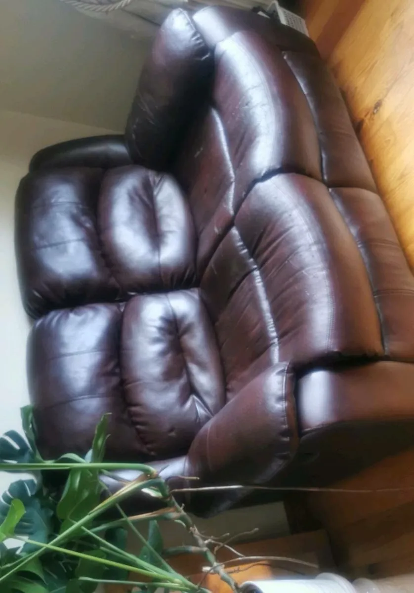 Free. 2 seater recliner sofa. FREE - Image 2