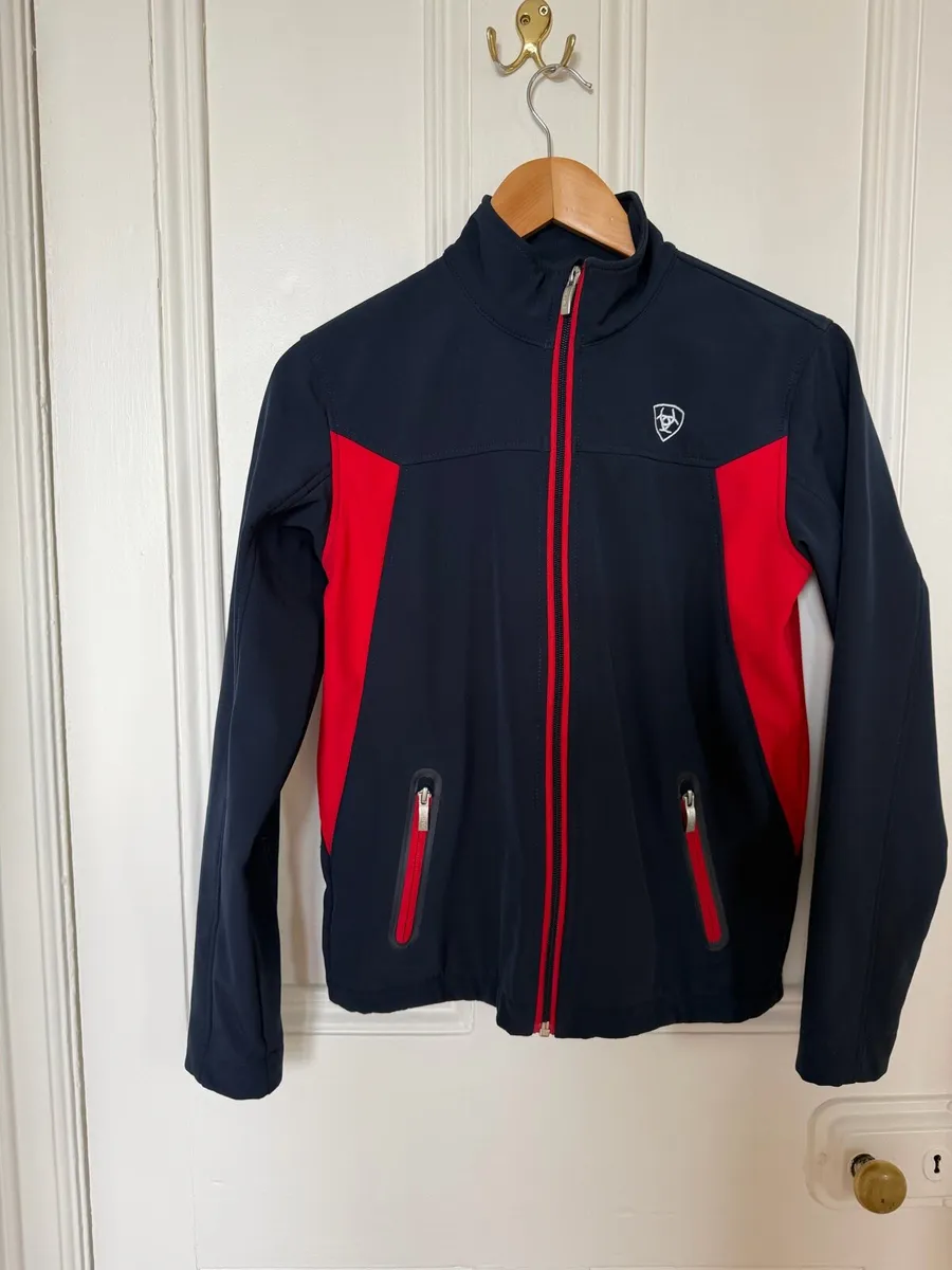 Ariat soft shell child's horseriding jacket - Image 1