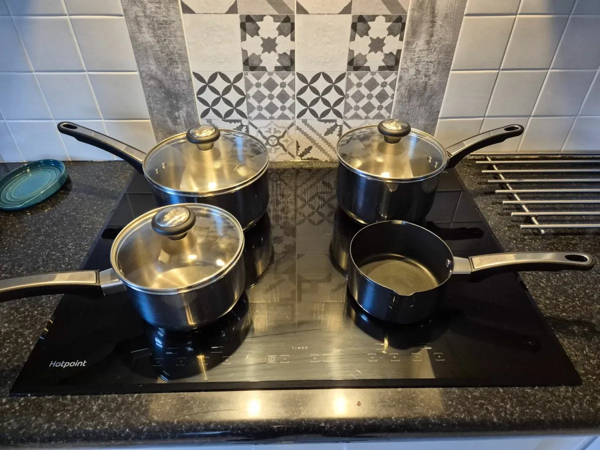Set of 4 Prestige Saucepans - Image 2