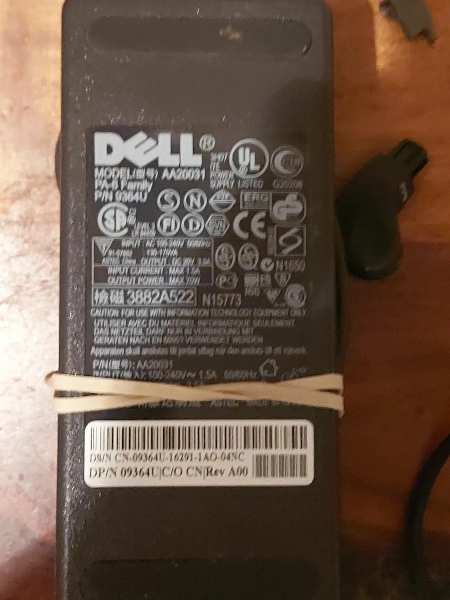 DELL AA20031 20v 3.5amp Power Adaptor - Image 1