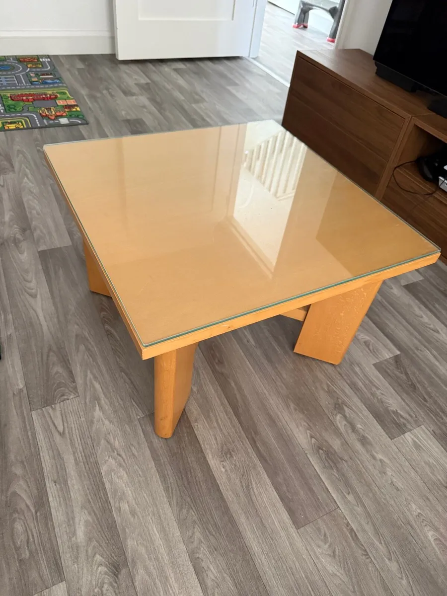 Glass Top Coffee Table - Image 2