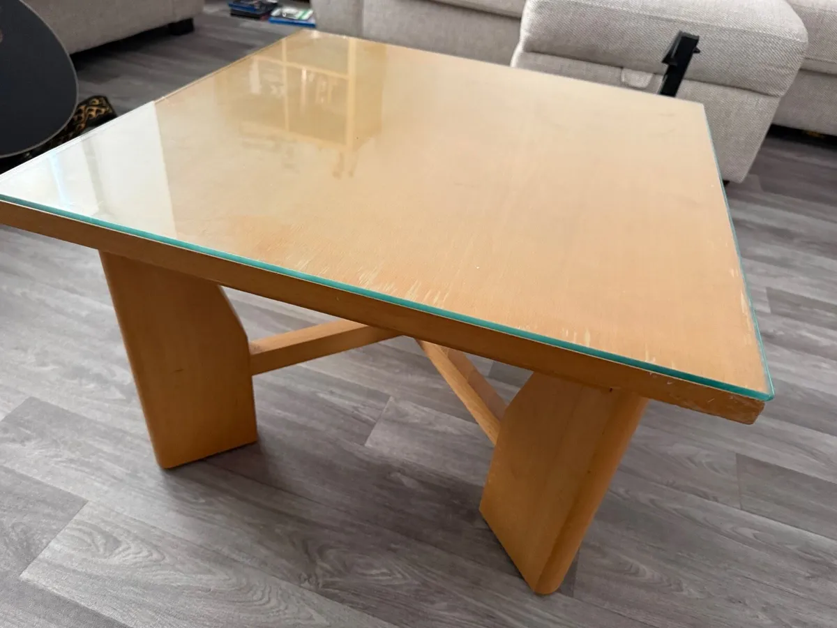 Glass Top Coffee Table - Image 3